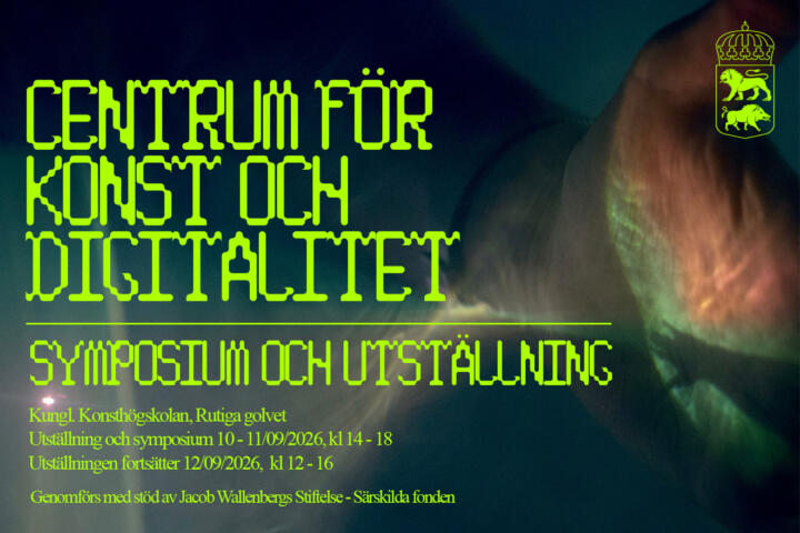 Symposium & Exhibition – Centre for Art and Digitality